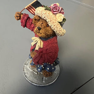 Boyds Bears Bearstone Collection Liberty and Independence Forever Figurine