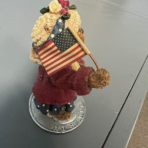 Boyds Bears Bearstone Collection Liberty and Independence Forever Figurine