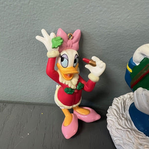 Donald Duck Daisy Duck Disney Christmas Ornaments Lot of 3