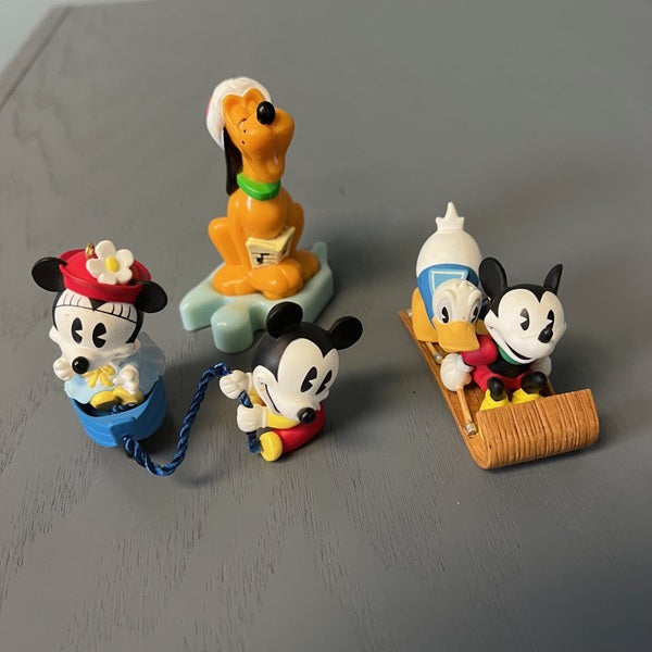 Disney Figurine Decorations Lot of 3 Hallmark and McDonalds Collection 