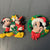 Disney Vintage Christmas Magnets Mickey Mouse Minnie Mouse Magnets Lot of 2