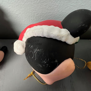 Mickey Mouse Santa Head back 