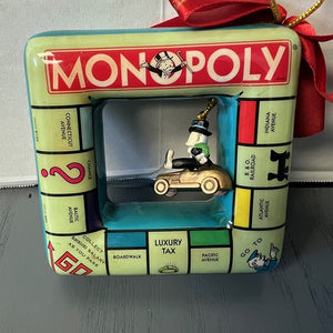 Monopoly Ornament 1997 Hasbro Monopoly Board Hanging Ornament 