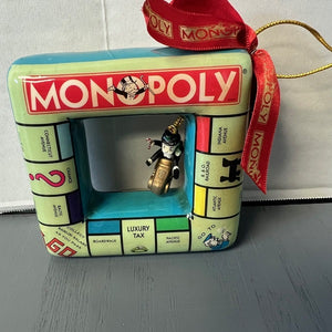 Monopoly Ornament 1997 Hasbro Monopoly Board Hanging Ornament 