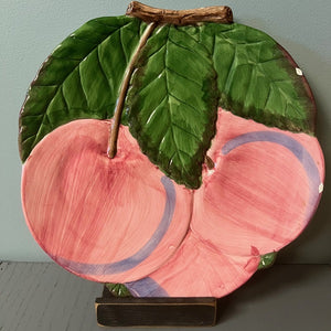 World Bazaars Decorative Wall Hanging Cherry Plate 12in