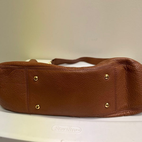 Calvin klein brown leather purse online