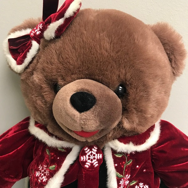 Dan Dee Collector s Choice Snowflake Teddy 2007 Plush Brown Bear 20in Chickenmash Farm