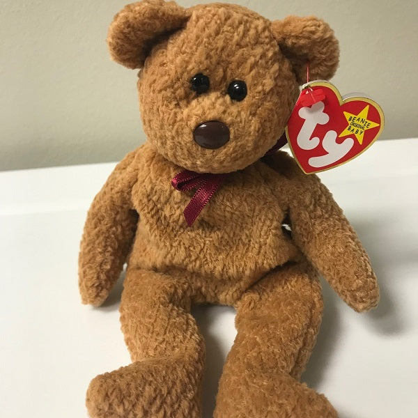 Beanie babies curly bear shops value