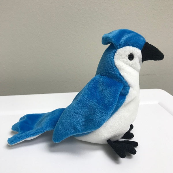 Rocket the blue jay beanie hot sale baby value