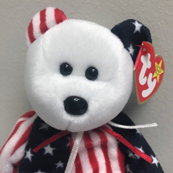 Ty beanie baby spangle deals bear value