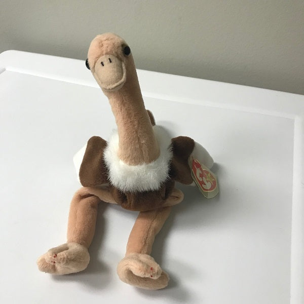 Ty beanie babies store stretchy the ostrich