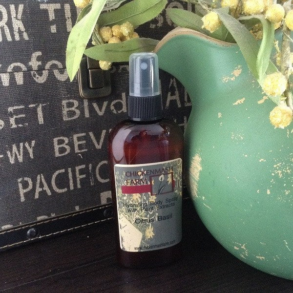 Body Mist Cool Citrus Basil from Chickenmash Farm