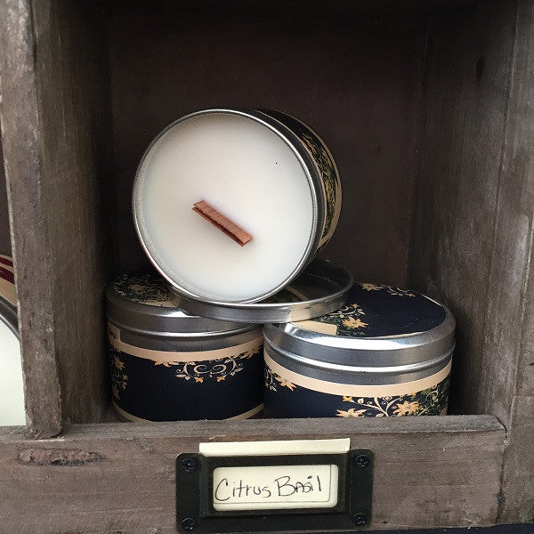 Shop Wood Wick Soy Candles Citrus Basil Chickenmash Farm