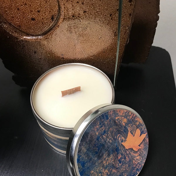 Timber Wood Wick Candles Soy from Chickenmash Farm